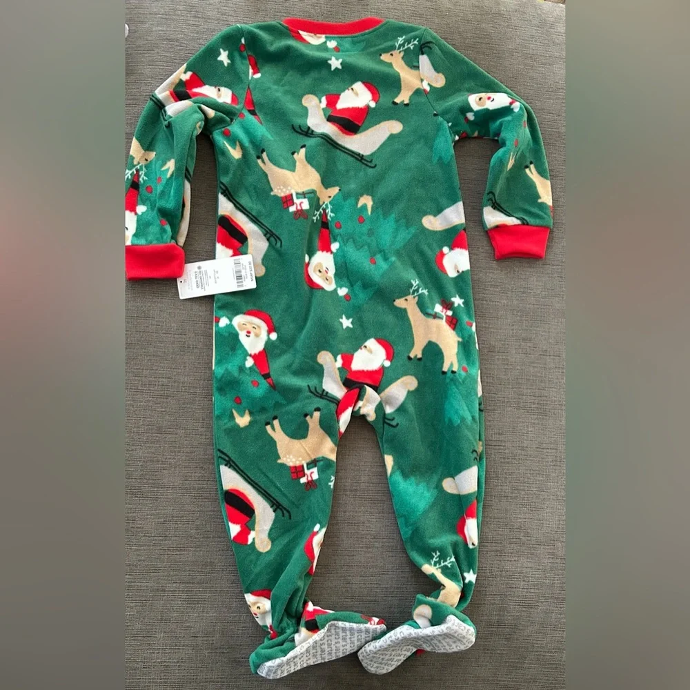 Carter‘s Toddler Footies PJ Christmas Santa Reindeer